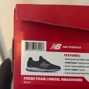New Balance Black and White Sneakers